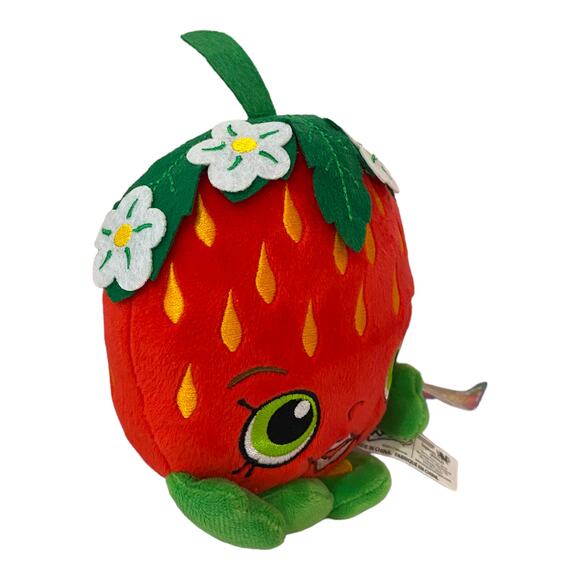 Shopkins Strawberry Kiss Plush | Soft Stuffed Toy | Collectible Character w/ Tag - Picture 5 of 5